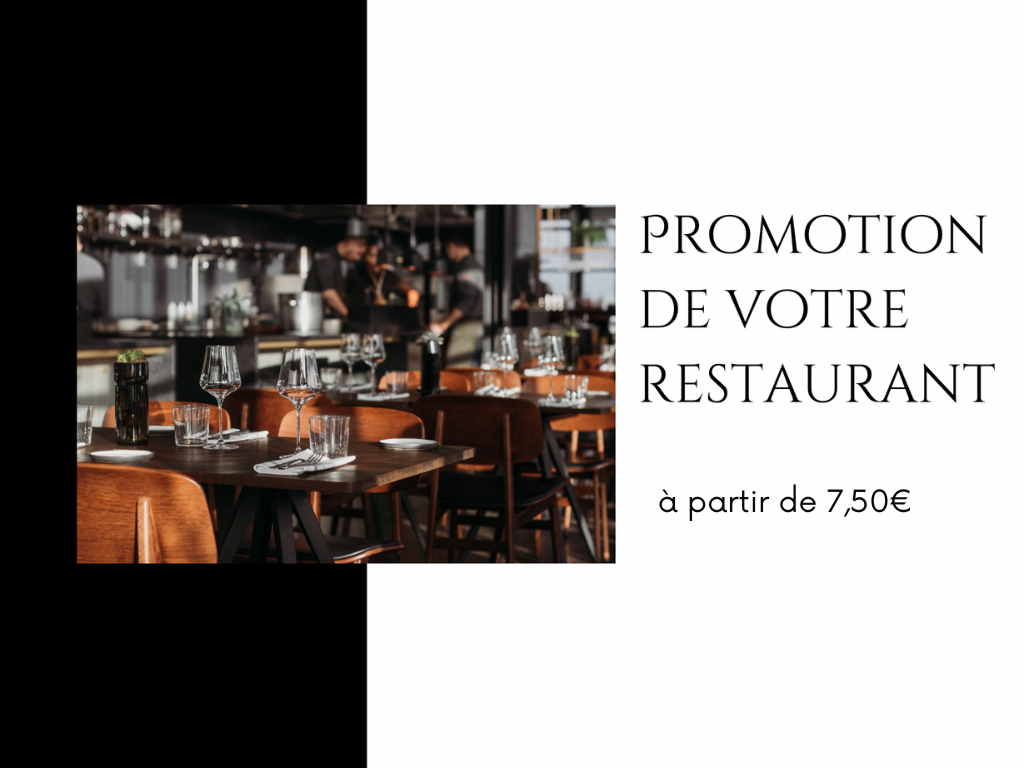 Offres de Visibilité - Restaurants & Brasseries - Tarif mensuel